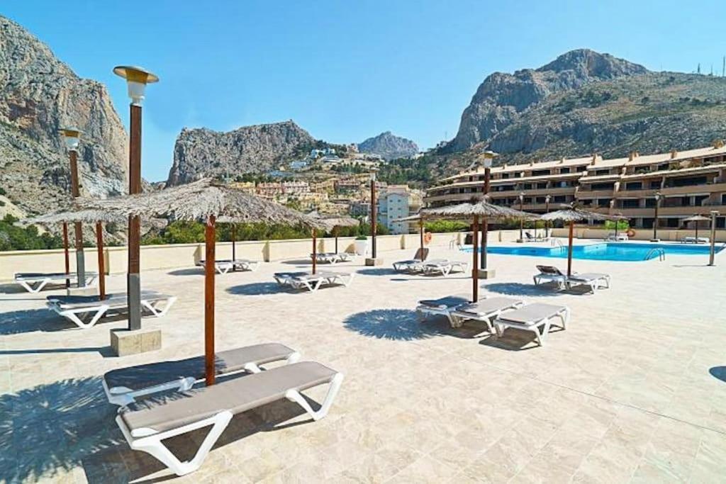 Pueblo Mascarat Con Vista Al Mar Daire Altea la Vieja Dış mekan fotoğraf
